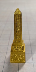 Gold Obelisk Covered in Nonsense (Table Flair)