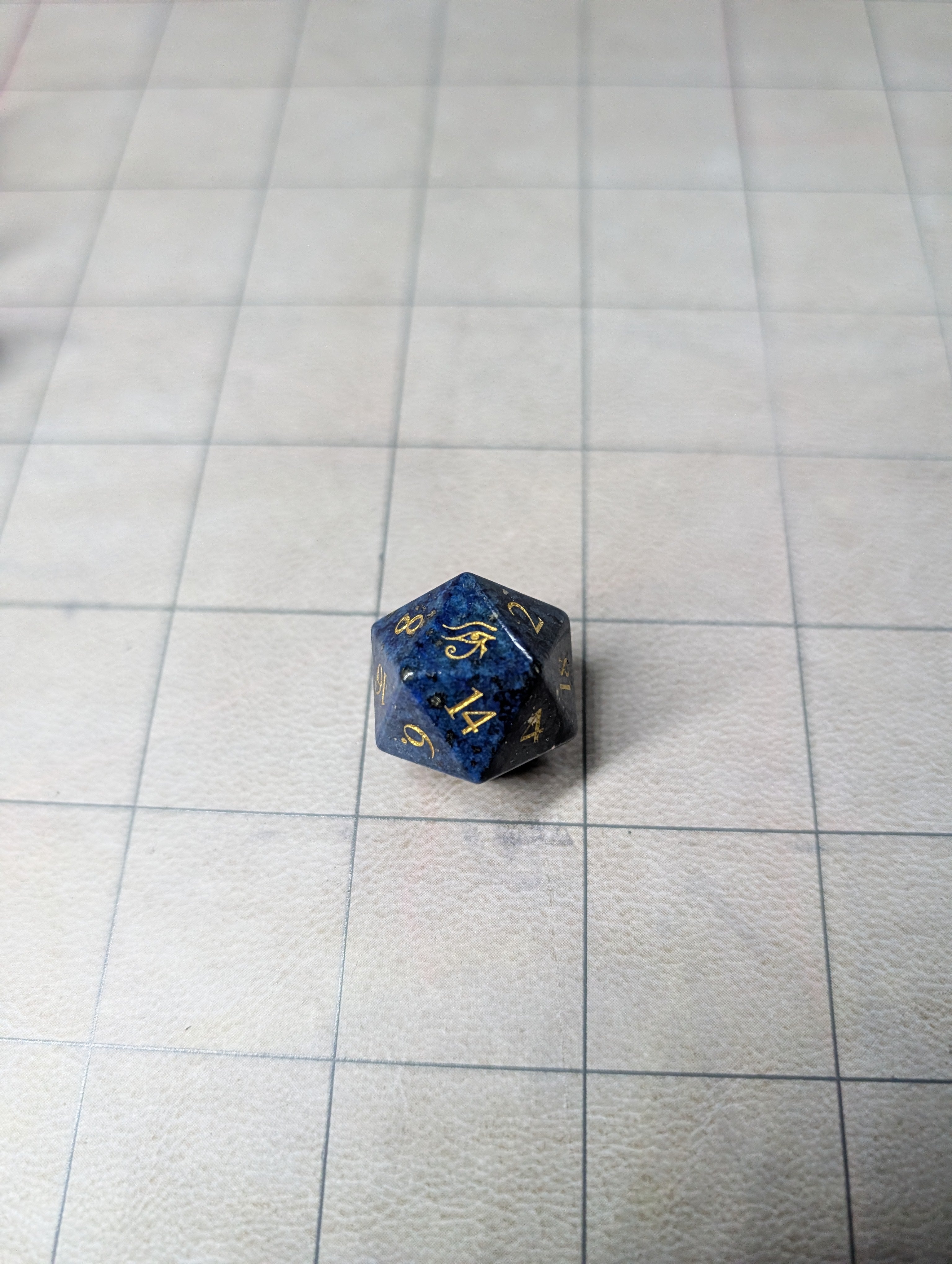 Lapis Lazuli Dice, the gemstone of the Pharaohs