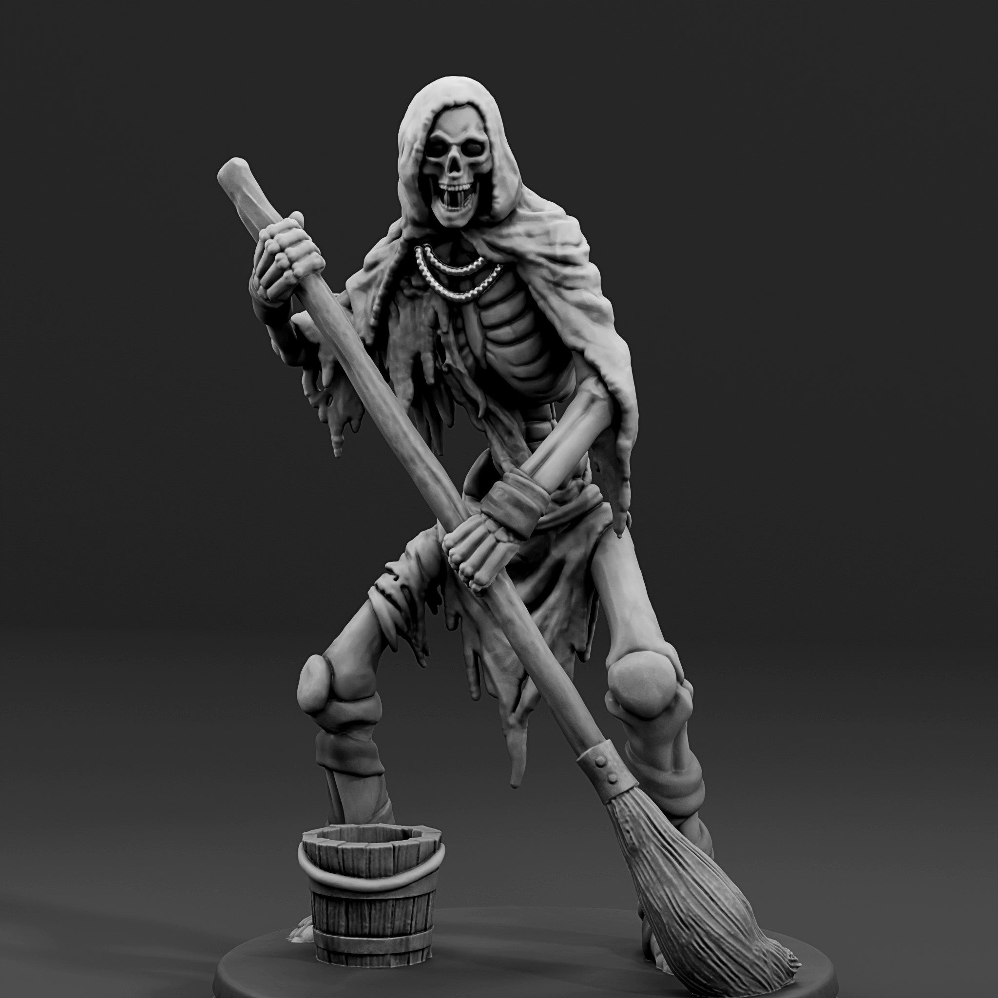 Service Dusker Janitor: Medium Cast Mini Unpainted