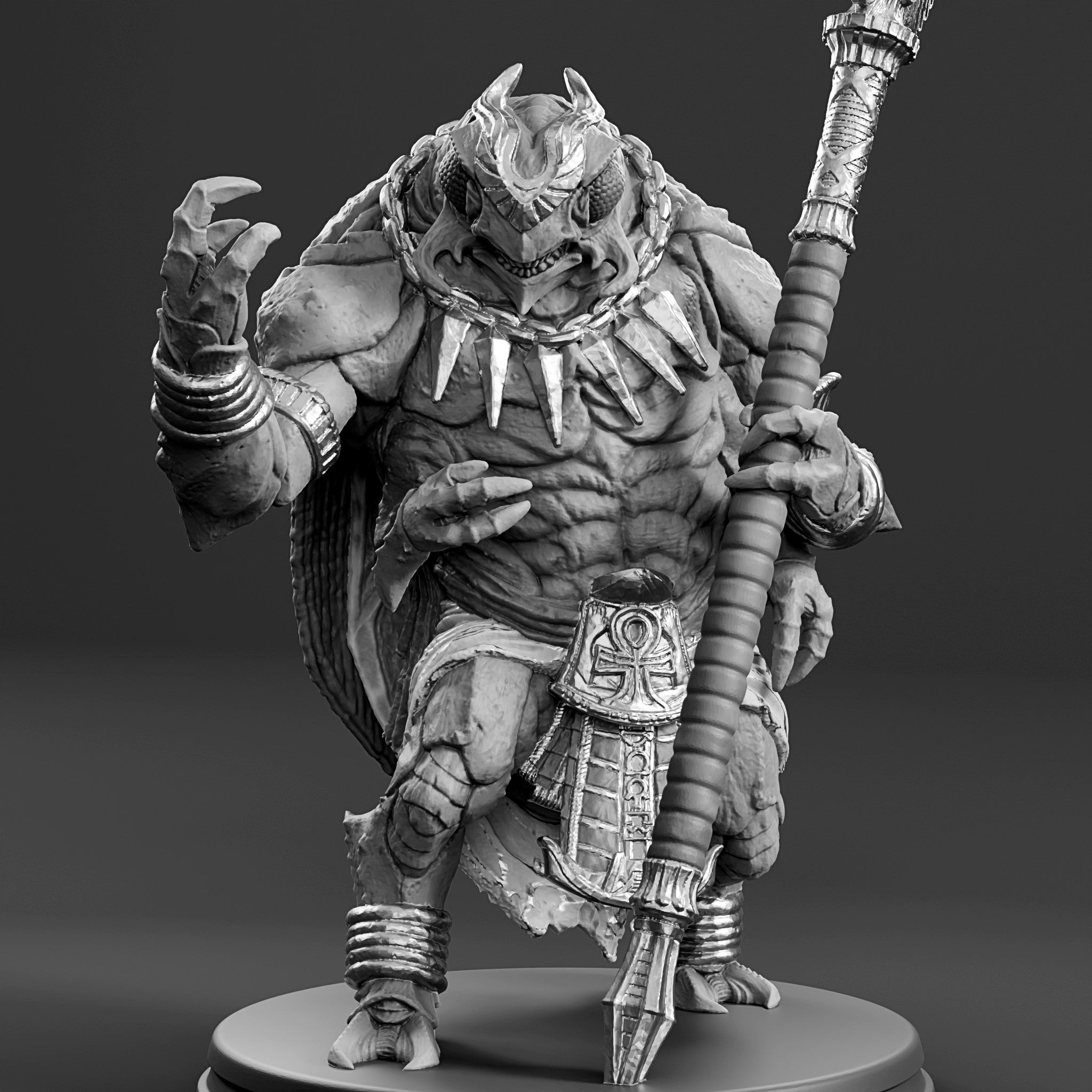 Ren-Khepri Caster: Medium Cast Mini Unpainted