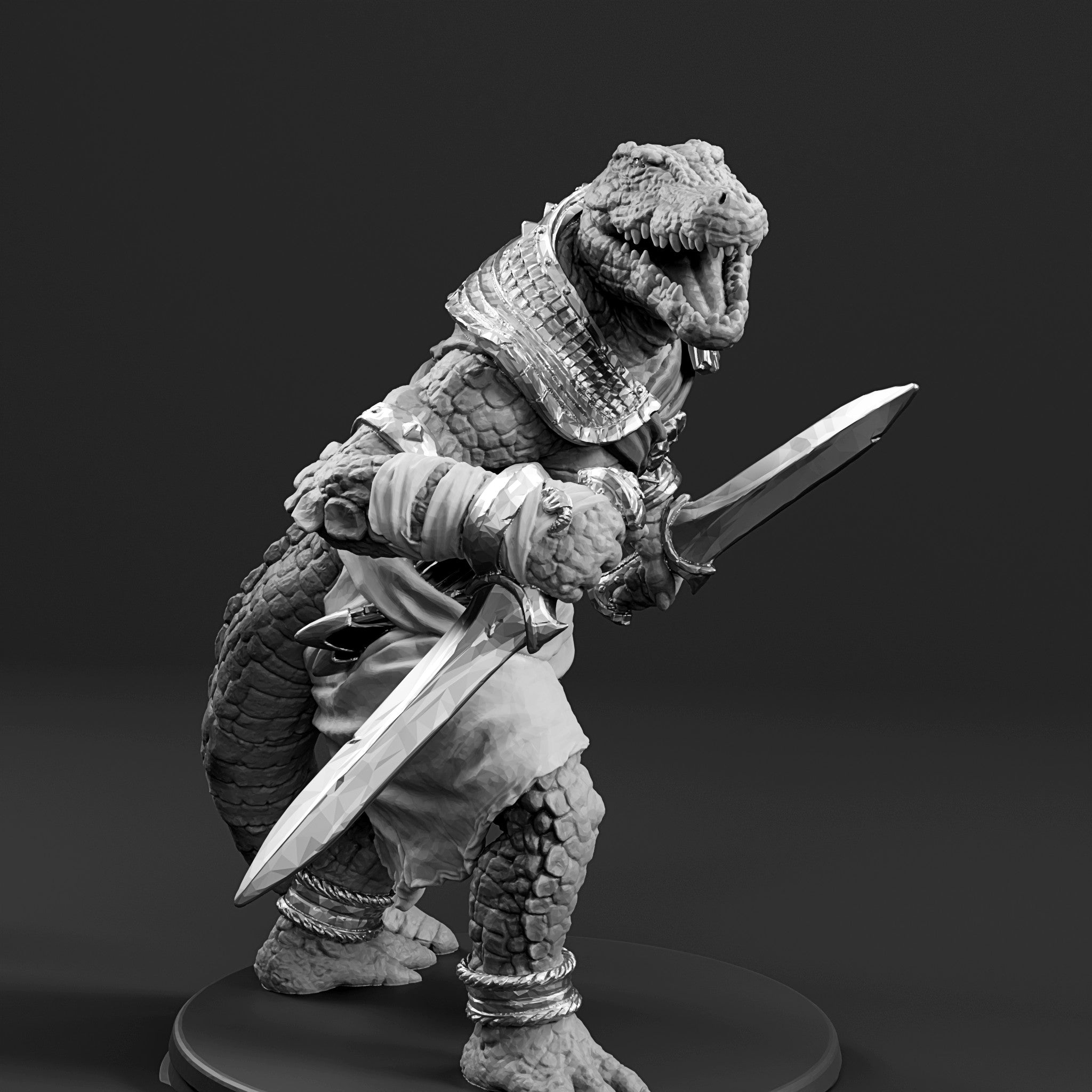Sobekiren Fighter: Medium Cast Mini Unpainted
