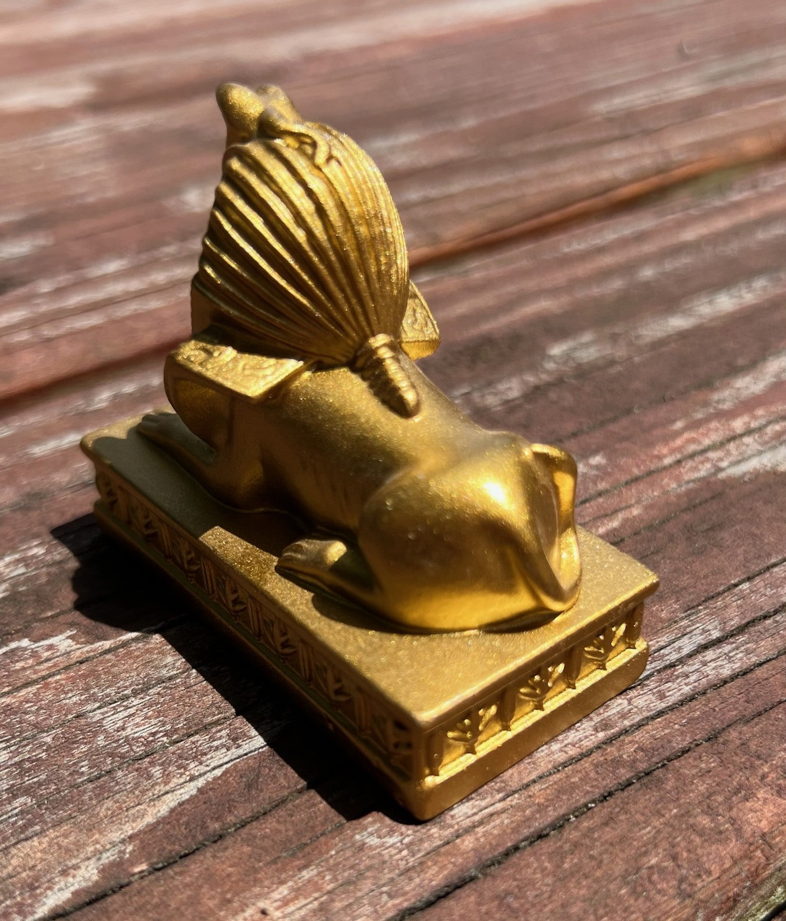Criosphinx Statue, Gold (Table Flair)