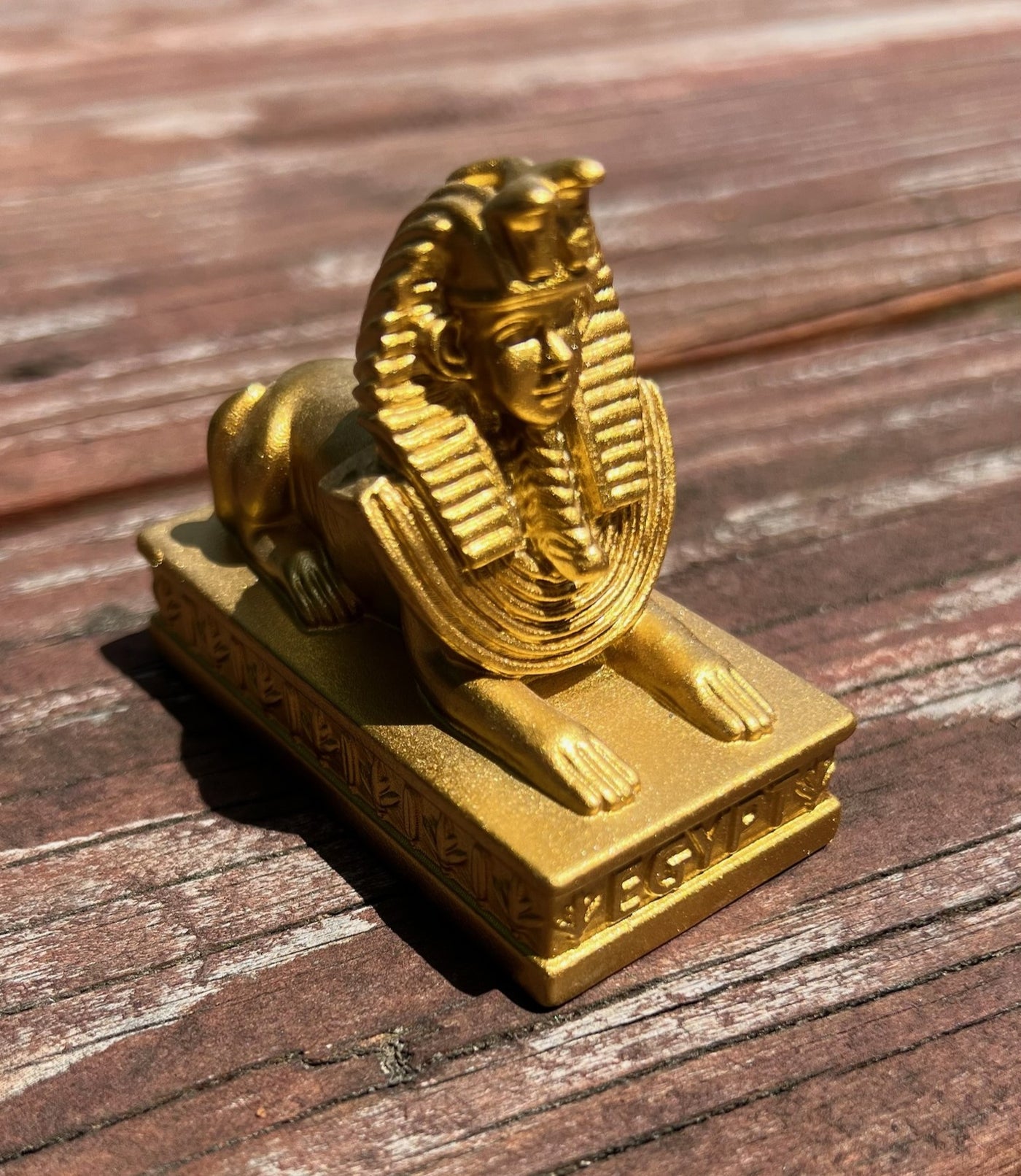 Criosphinx Statue, Gold (Table Flair)